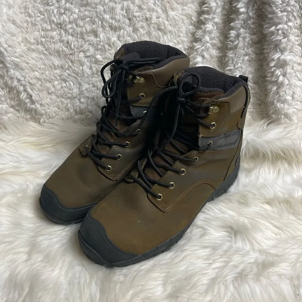 Refrigiwear Iron Tuff Hiker Leather waterproof insulated lace up boots Size 14M